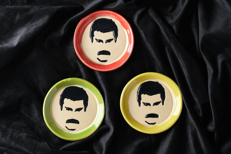 Freddie trinket dishes and ceramics on black velvet
